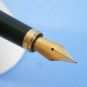Rare vintage unbranded burgundy & black fountain pen very beautiful nib