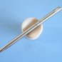 Vintage unbranded slim metal chrome ballpoint pen empty refill