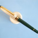 Rare vintage unbranded green & silvered ballpoint pen empty refill BNP beautiful nib Rare vintage unbranded green & silvered ballpoint pen empty refill BNP beautiful nib