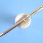 Rare vintage slim chrome & golden ballpoint pen