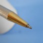 Rare vintage slim chrome & golden ballpoint pen