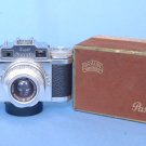 Vintage braun super paxette with roeschlein kreuznach E pointar 2.8 45 C in box Vintage braun super paxette with roeschlein kreuznach E pointar 2.8 45 C in box