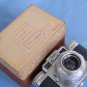 Vintage braun super paxette with roeschlein kreuznach E pointar 2.8 45 C in box