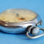 Old vintage mechanical pocket stopwatch made in Switzerland for parts or repair