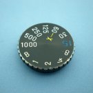 Petri ttl silver finish original shutter speeds dial