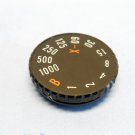 Petri ttl black finish original shutter speeds dial