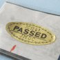 Vintage JCII 01 passed original sticker