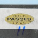 Vintage JCII 19 passed original sticker II