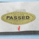 Vintage JCII 35 passed original sticker I