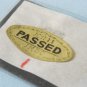 Vintage JCII 35 passed original sticker I