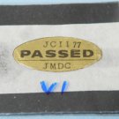 Vintage JCII 77 Passed origina quality control sticker
