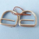Vintage 11mm wide strap rings