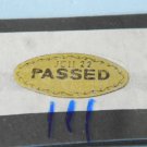 Vintage JCII 22 Passed origina quality control sticker III