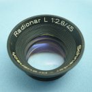 Schneider kreuznach radionar 2.8/45 original front lens group from adox polo