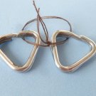 Vintage metal strap rings 12mm wide xvii