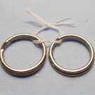 Vintage round metal strap rings 13mm wide ii Vintage round metal strap rings 13mm wide ii