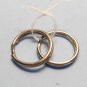 Vintage round metal strap rings 13mm wide ii