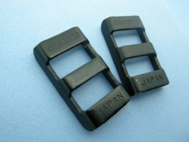 Olympus original metal black strap buckles 12mm wide