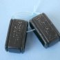Vintage plastic black strap bucles 10mm wide vi