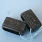 Vintage plastic black strap bucles 10mm wide vi