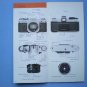 Canon ae-1 original sales brochure