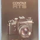 Contax rts original sales brochure in german Contax rts original sales brochure in german