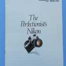 Nikon fm2 original sales brochure
