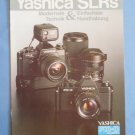 Yashica slr cameras original sales brochure Yashica slr cameras original sales brochure