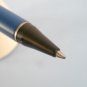 Vintage aurora idea blue & chrom original ballpoint pen with used original refill
