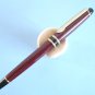 Rare vintage unbranded burgundy & black fountain pen very beautiful nib