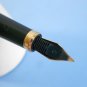 Rare vintage unbranded burgundy & black fountain pen very beautiful nib