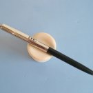 Vintage Paper Mate black & chrome double heart ballpoint pen with original empty refill I Vintage Paper Mate black & chrome double heart ballpoint pen with original empty refill I