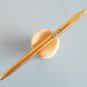 Rare vintage paper mate double heart S gold plated ballpoint pen with original used refill