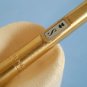 Rare vintage paper mate double heart S gold plated ballpoint pen with original used refill