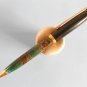 Vintage Inoxcrom green-marbled & black original ballpoint pen