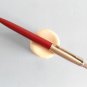 Parker Jotter chrome & red ballpoint pen with original empry refill france
