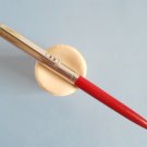 Vintage paper mate double heart chrom & red ballpoint pen with original used refill