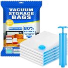 Vacuum Bag, Space Saver Compression Sealer Bags with Manual Pump (Pack of 5) Vacuum Bag, Space Saver Compression Sealer Bags with Manual Pump (Pack of 5)