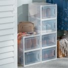 Set of 6 Stackable Shoe Boxes with Doors