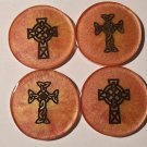 Tribal Design Cross Coasters