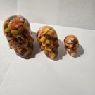 A-2 Candy Corn Family Skulls
