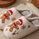 Cute Christmas Gingerbread Man Winter Women's Indoor Slippers