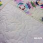 Off White & Multicolored King size Pineapple Quilt - measures 100x100 inches