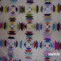 Off White & Multicolored King size Pineapple Quilt - measures 100x100 inches