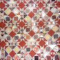 Rust & Brown King Size Quilt measures 102x102 inches