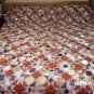 Rust & Brown King Size Quilt measures 102x102 inches