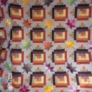 King Size Falling Leaves Quilt measures 100x100 inches