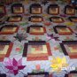 King Size Falling Leaves Quilt measures 100x100 inches