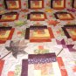 King Size Falling Leaves Quilt measures 100x100 inches