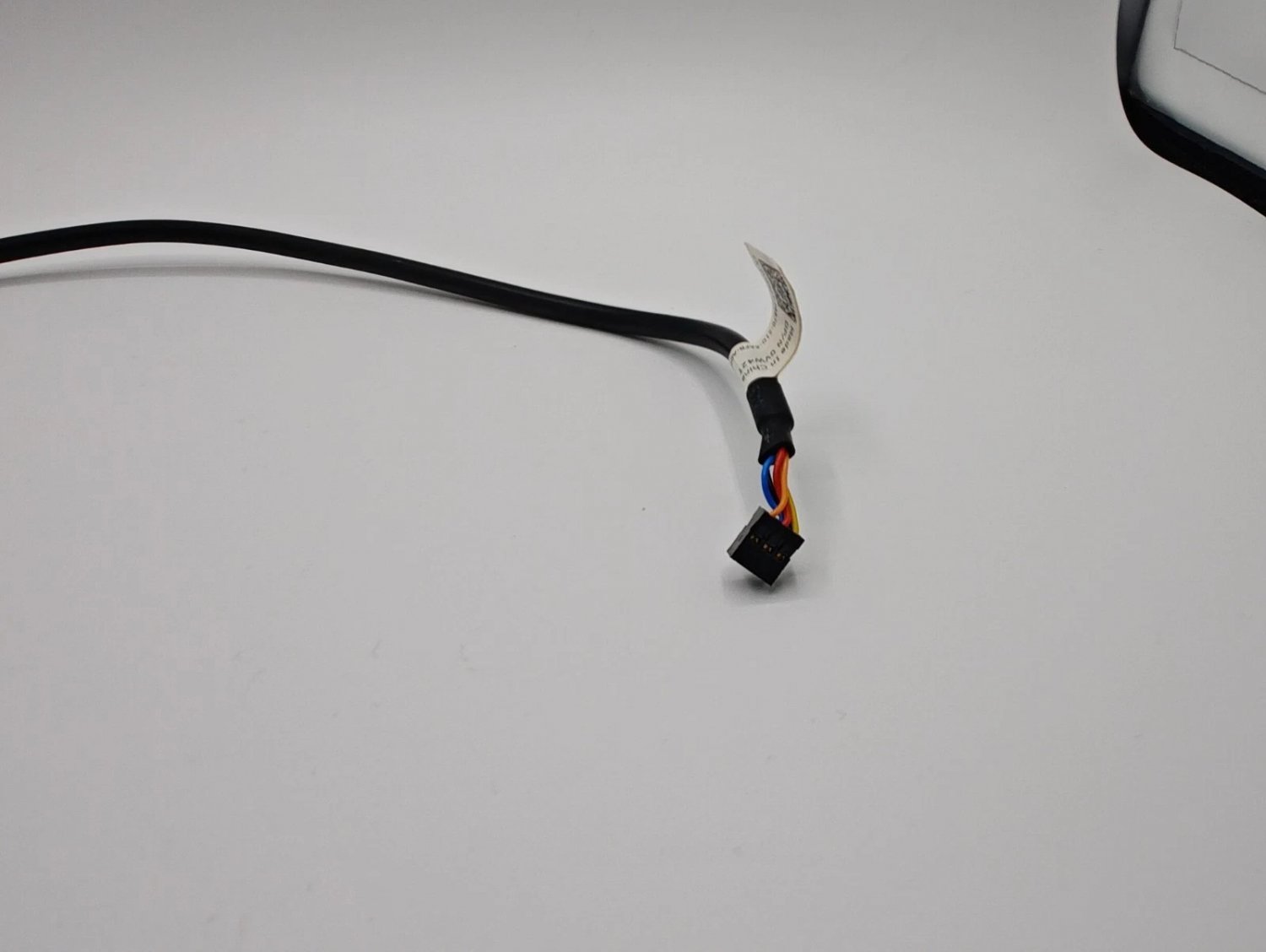 Dell Optiplex 790 Pc Motherboard Led Power Switch 5 Pin Plug 10" Length (0vw42t)